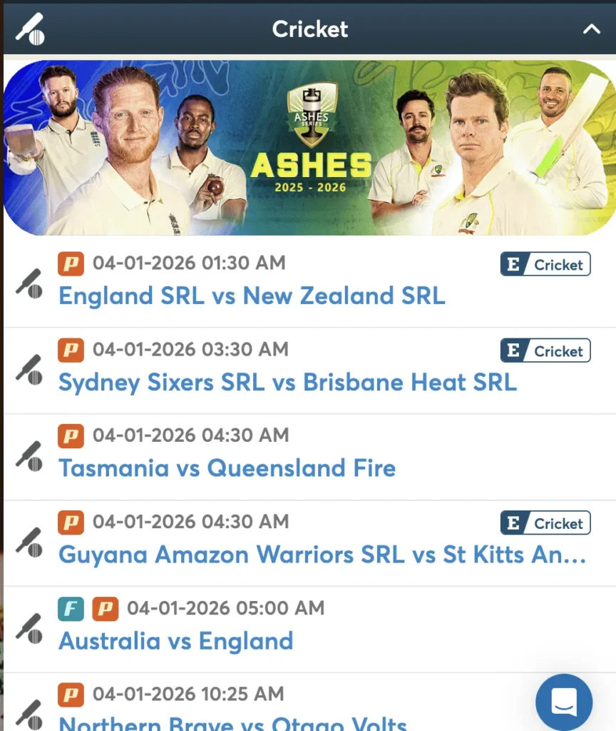 Cricket Betting on Funny Exchange